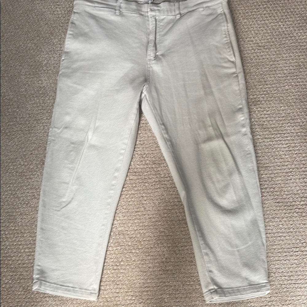 Men's Classic Crop Cream Jeans by Banks Journal